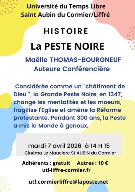 UTL – Histoire – La peste noire