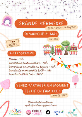 Kermesse J-7 : déroulé de la journée