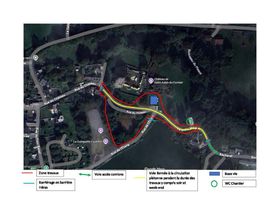 Travaux sur le site du château