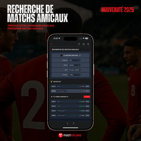 Recherche de matchs amicaux