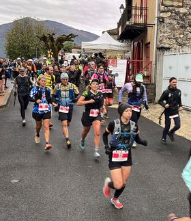 Trail des Frontignes : Le départ 