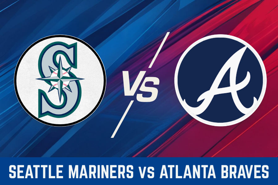 official logos of atlanta braves and seattle mariners baseball teams