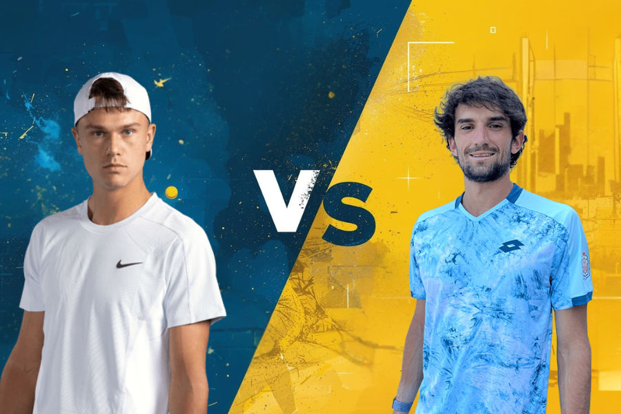 images of holger rune and valentin vacherot