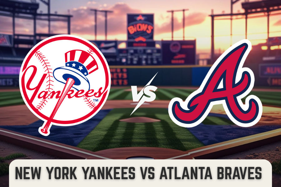 the logos of new york yankees and atlanta braves