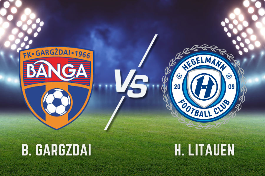 the official logos of the banga gargzdai and hegelmann litauen football teams