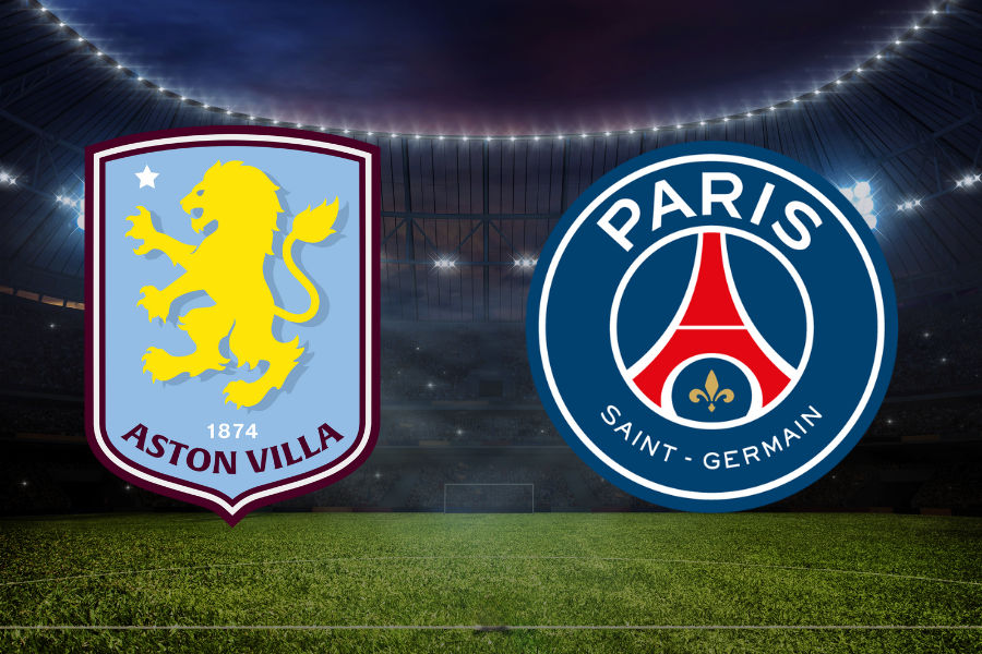 アストン・ヴィラとパリ・サンジェルマンの試合