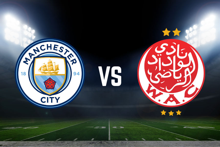 the match between manchester city and wydad