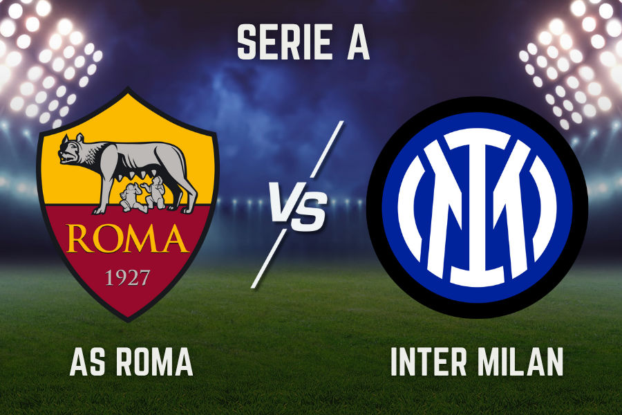 logos of inter milan and roma teams