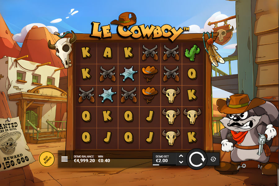 demo play of le cowboy from stake.com