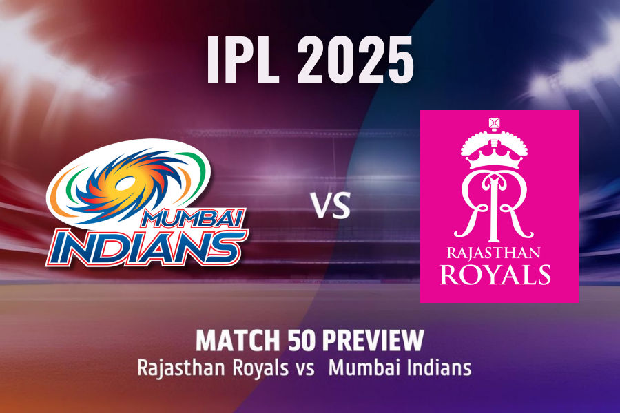 the match between Rajasthan Royals and Mumbai Indians