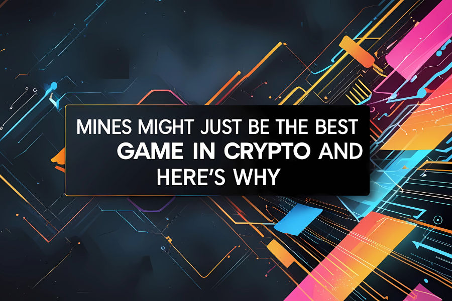 a background of mines casino game