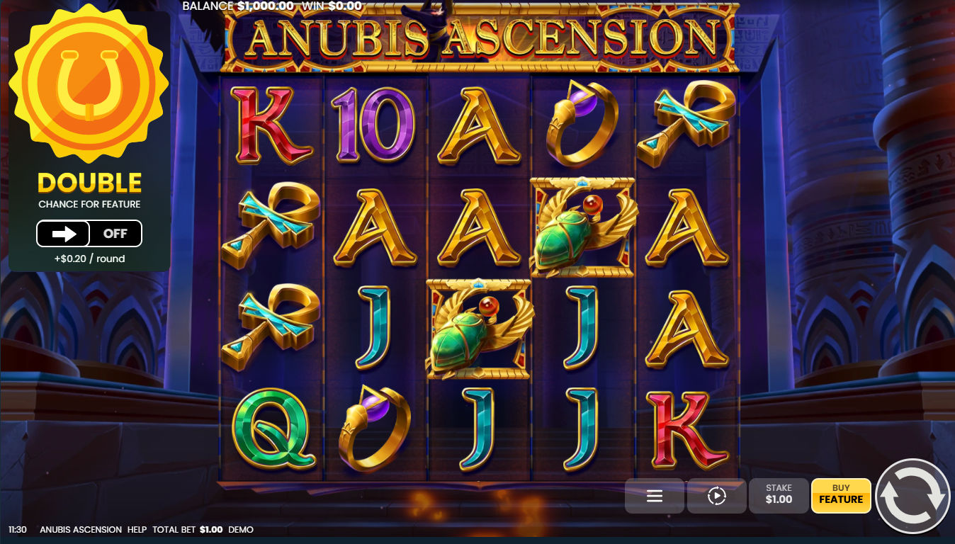 anubis ascension slot by octoplay