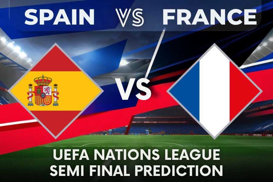 the match between spain vs france