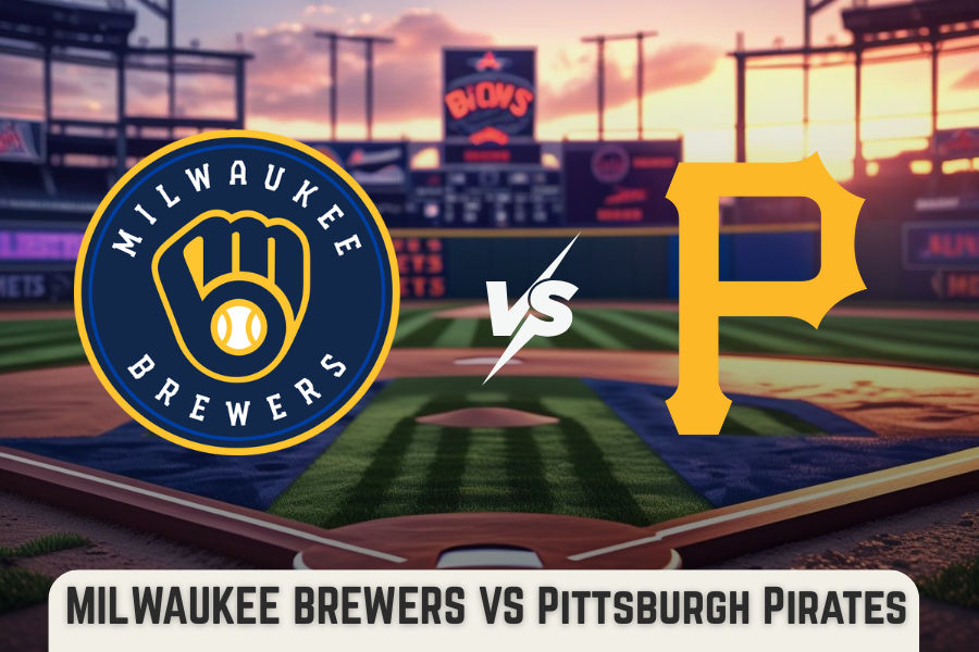 the official logos of pittsburgh pirates and milwaukee brewers