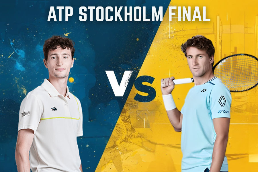 the images of ugo humbert and casper ruud