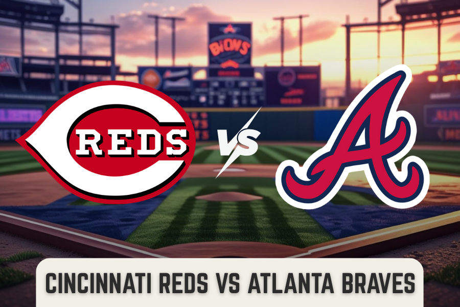 the logos of cincinnati reds and atlanta braves