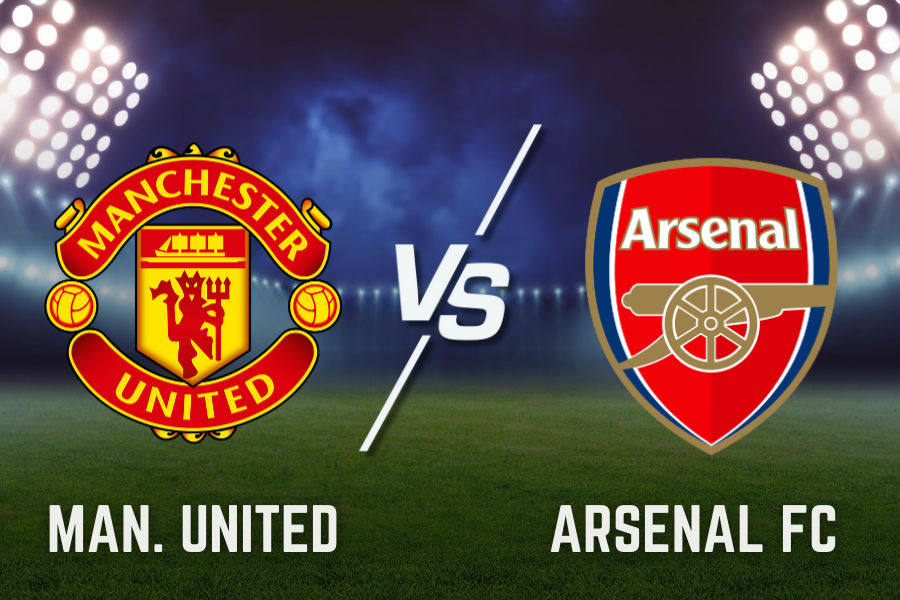 official logos of manchester united and arsenal football teams