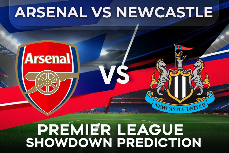 the match between Arsenal and Newcastle