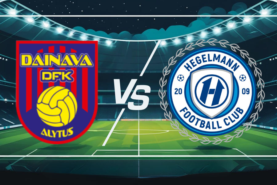 the logos of Dainava and Hegelmann