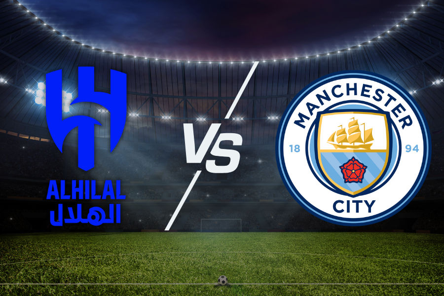 logos of manchester city and al hilal football teams