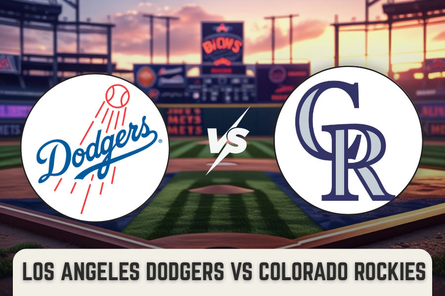 the official logos of the los angeles dodgers and colorado rockies baseball teams