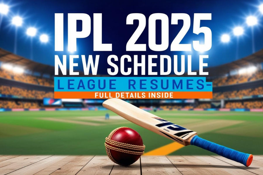 a bat and a ball with wickets in a cricket ground