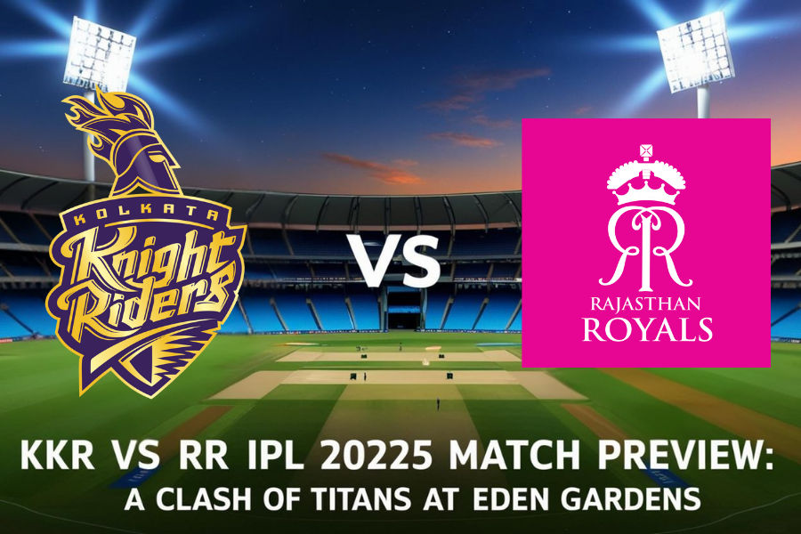 the match between KKR and RR