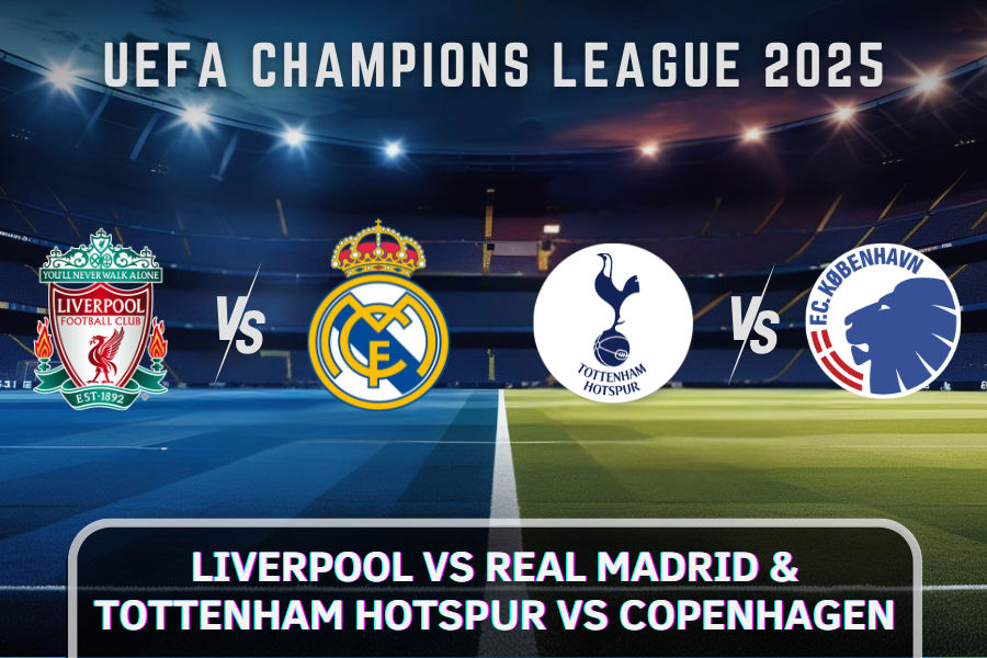 liverpool and real madrid and tottenham hotspur and copenhagen uefa matches
