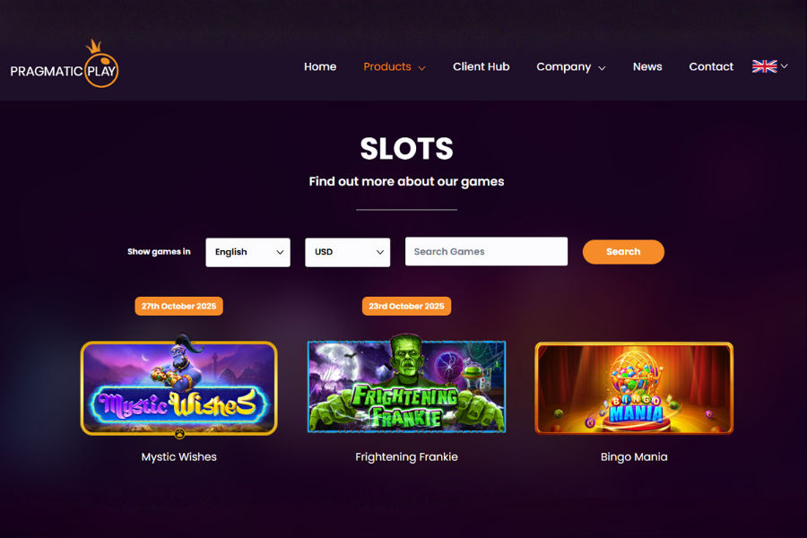 pragmatic play website