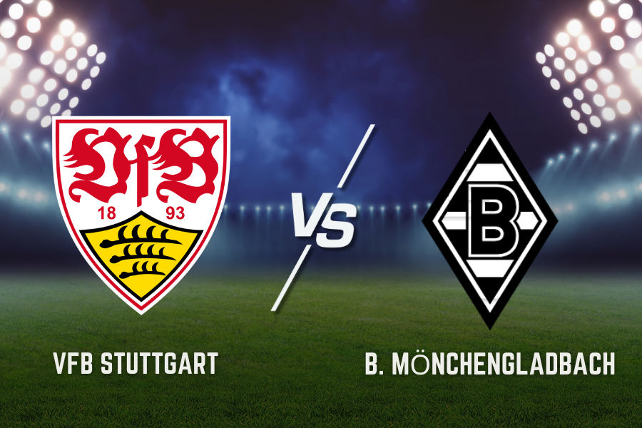 the official logos of vfb stuttgart and borussia monchenlabach football teams