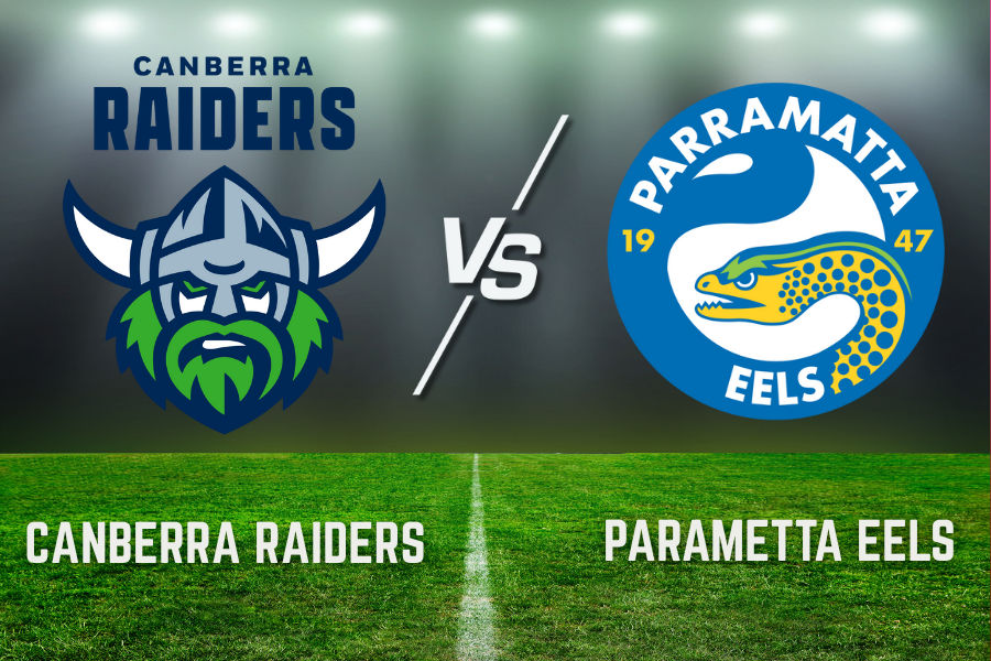 the logos of canberra raiders and parramatta eels
