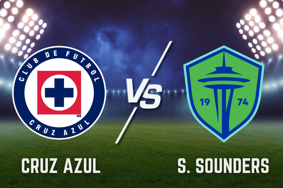the official logos of cruz azul and seattle sounders