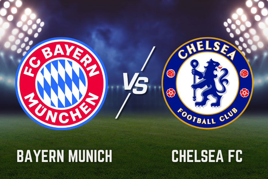 the official logos of bayern munich and chelsea fc football teams