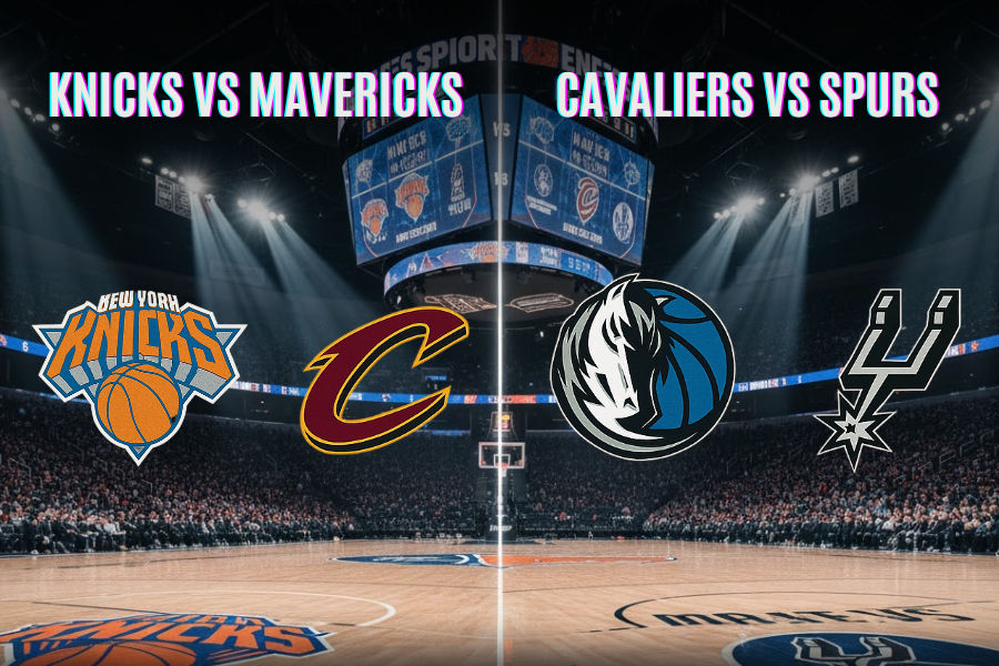 caveliers and knicks and spurs and mavericks