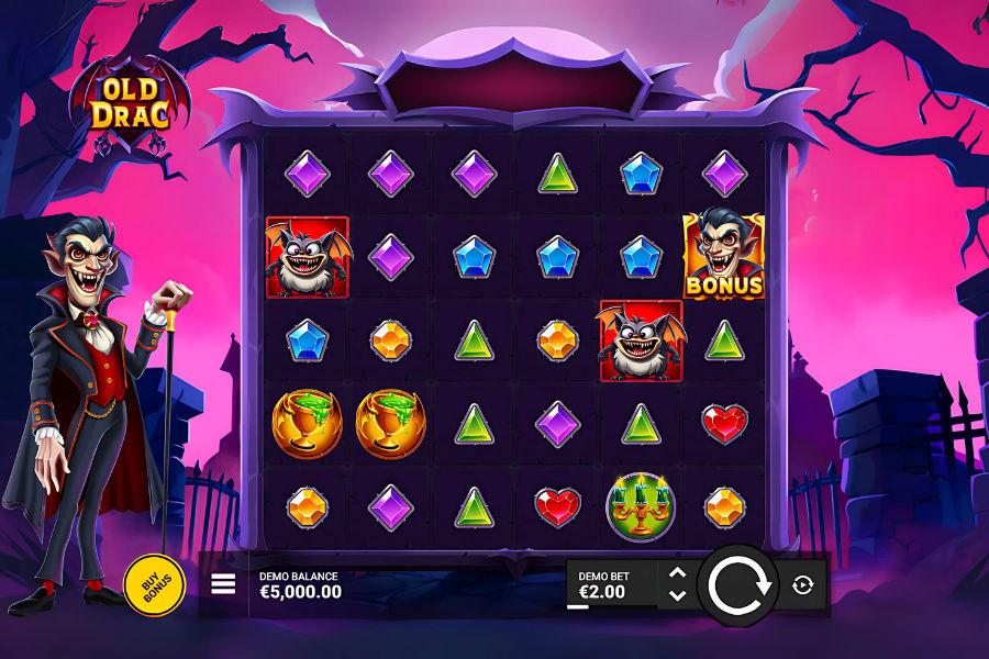 old drac play interface on stake.com