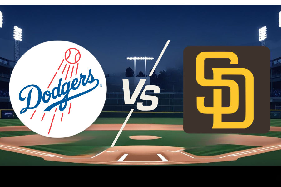 the logos of dodgers or padres