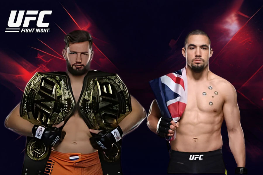 the image of the reiner de ridder and robert whittaker ufc fighters