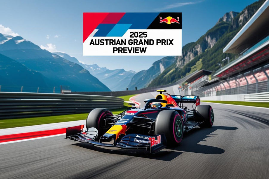 a racing car in the austrian grand prix