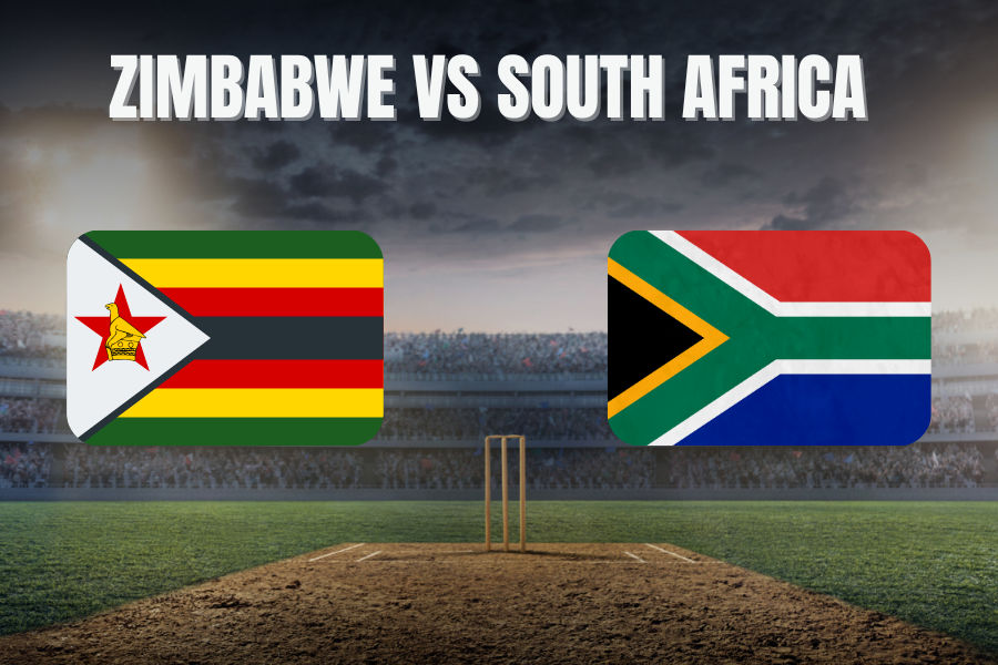 the flags of zimbabwe and south africa