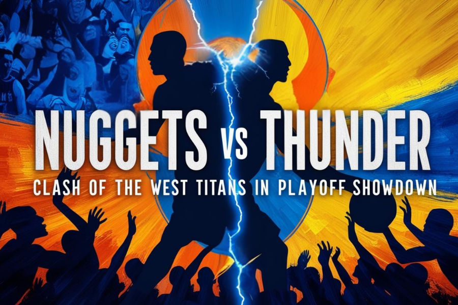 the match between nuggets and thunder