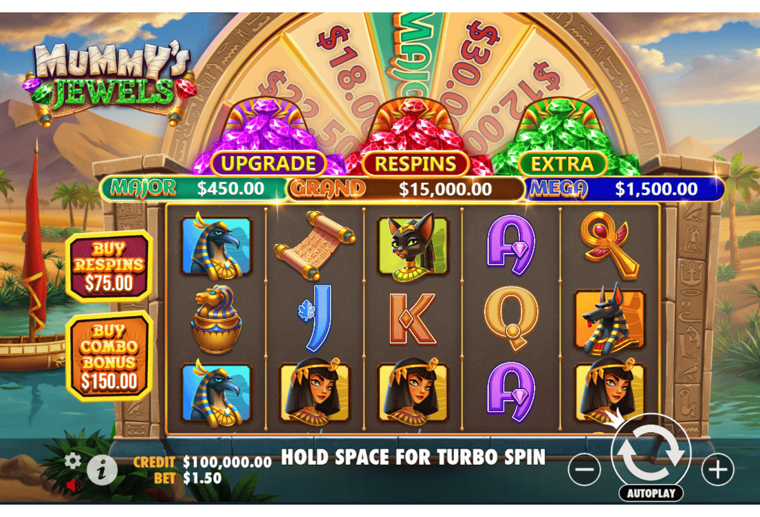 mummy's jewels slot by pragmatic play