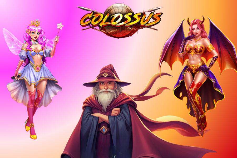 colossus, wizard 1000 and angel vs sinner enhanced rtp slot