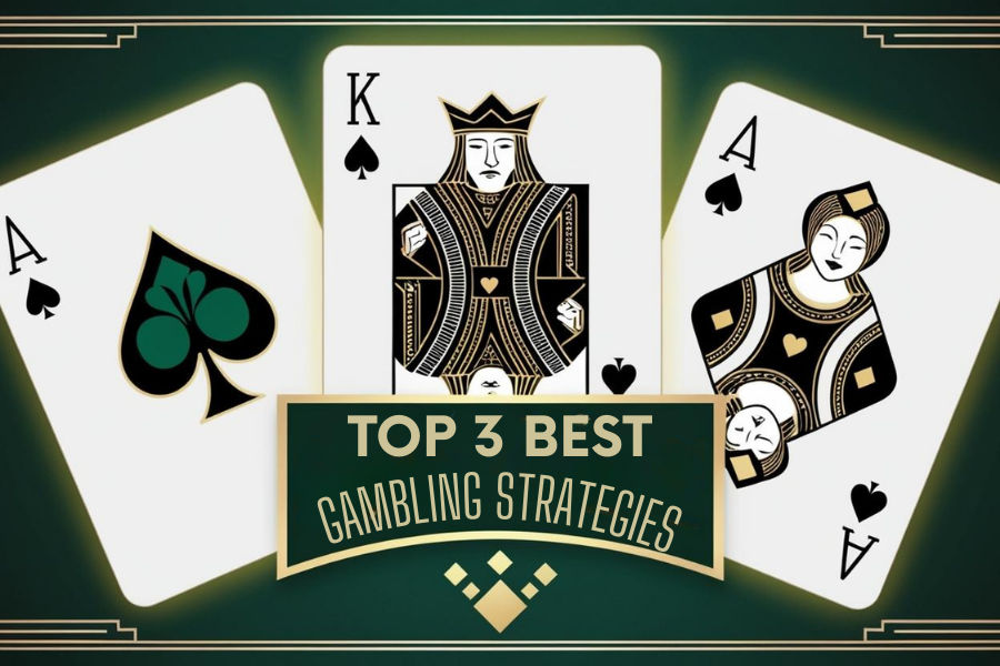 3 winning cards of a deck of cards