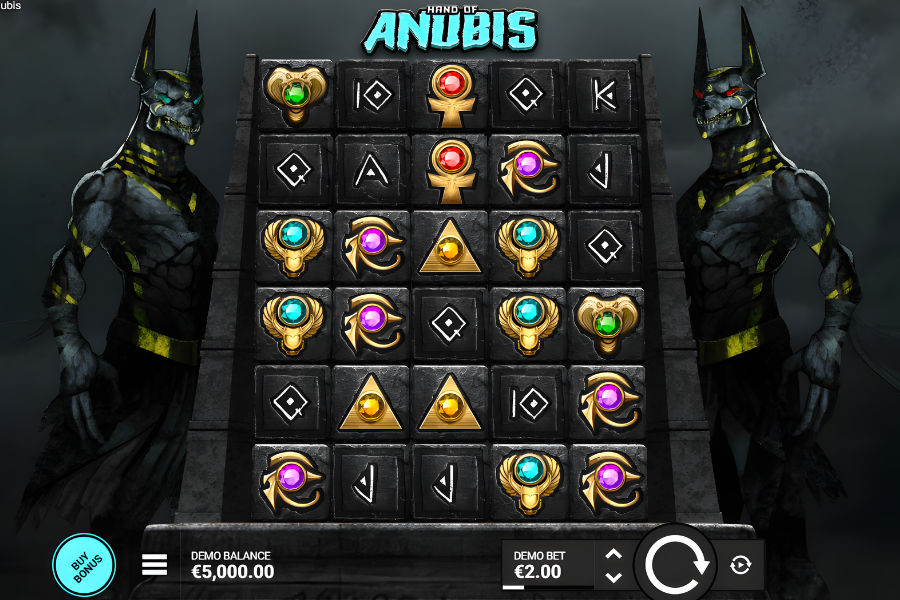 hand of anubis slot by hacksaw gaming