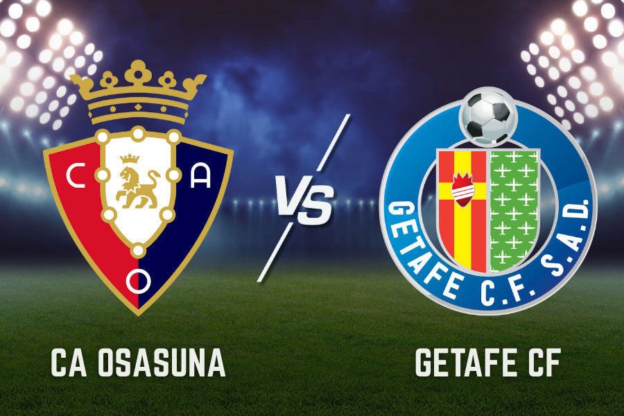 logos of osasuna and getafe football teams