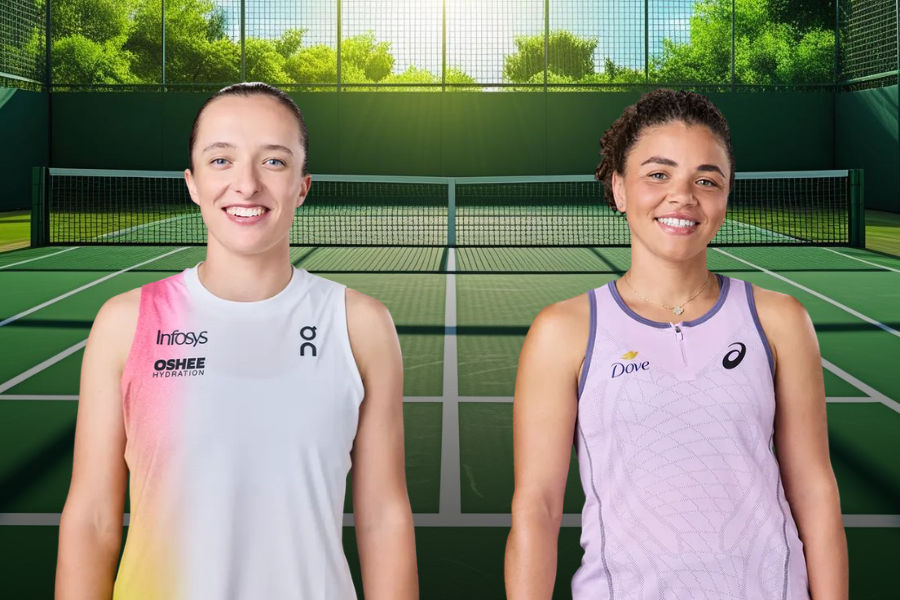 iga swiatek and jasmine paolini in cincinnati open women's finale