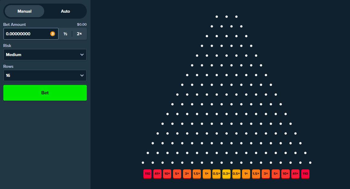 online plinko by stake originals