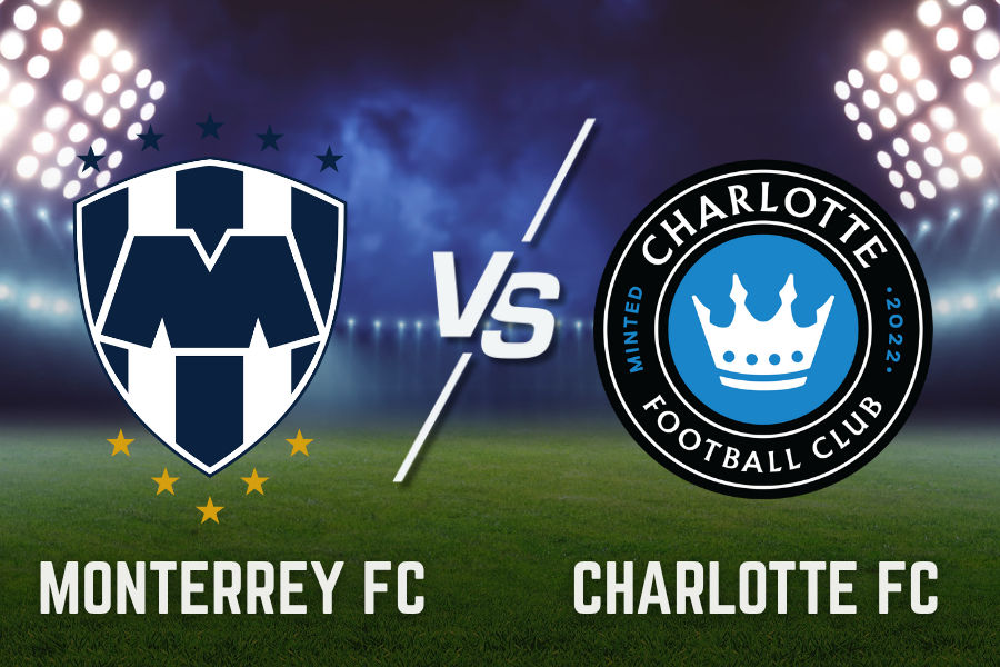 the official logos of the monterrey and charlotte
