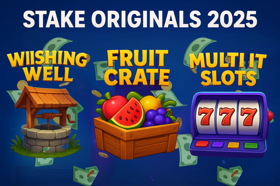fruit crate and wishing well and multi it slots