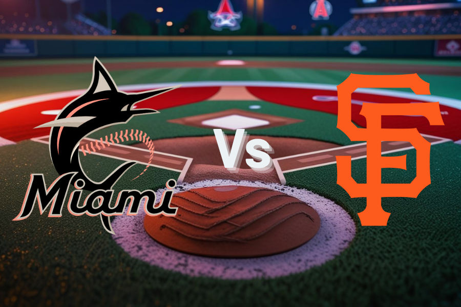 迈阿密马林鱼队和旧金山巨人队的队标